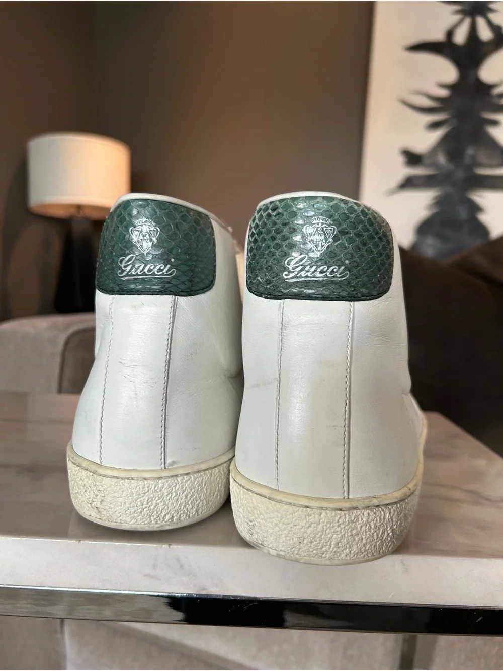 Gucci leather high